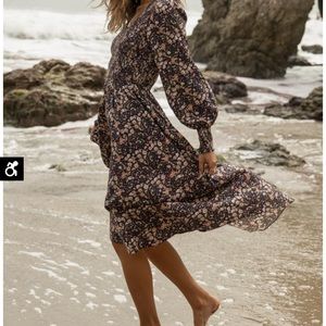 Bohme NWT Floral Midi Dress Small